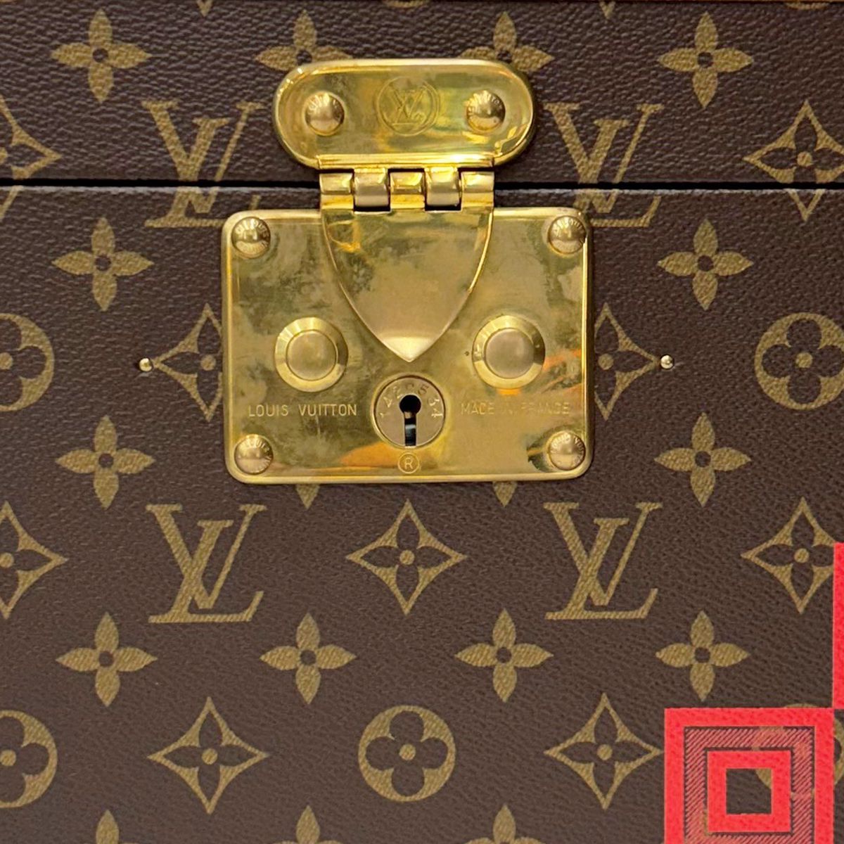 Louis Vuitton Ichikawa Ebizo Collaboration Monogram Trunk Cosmetic Case Boite — view 3