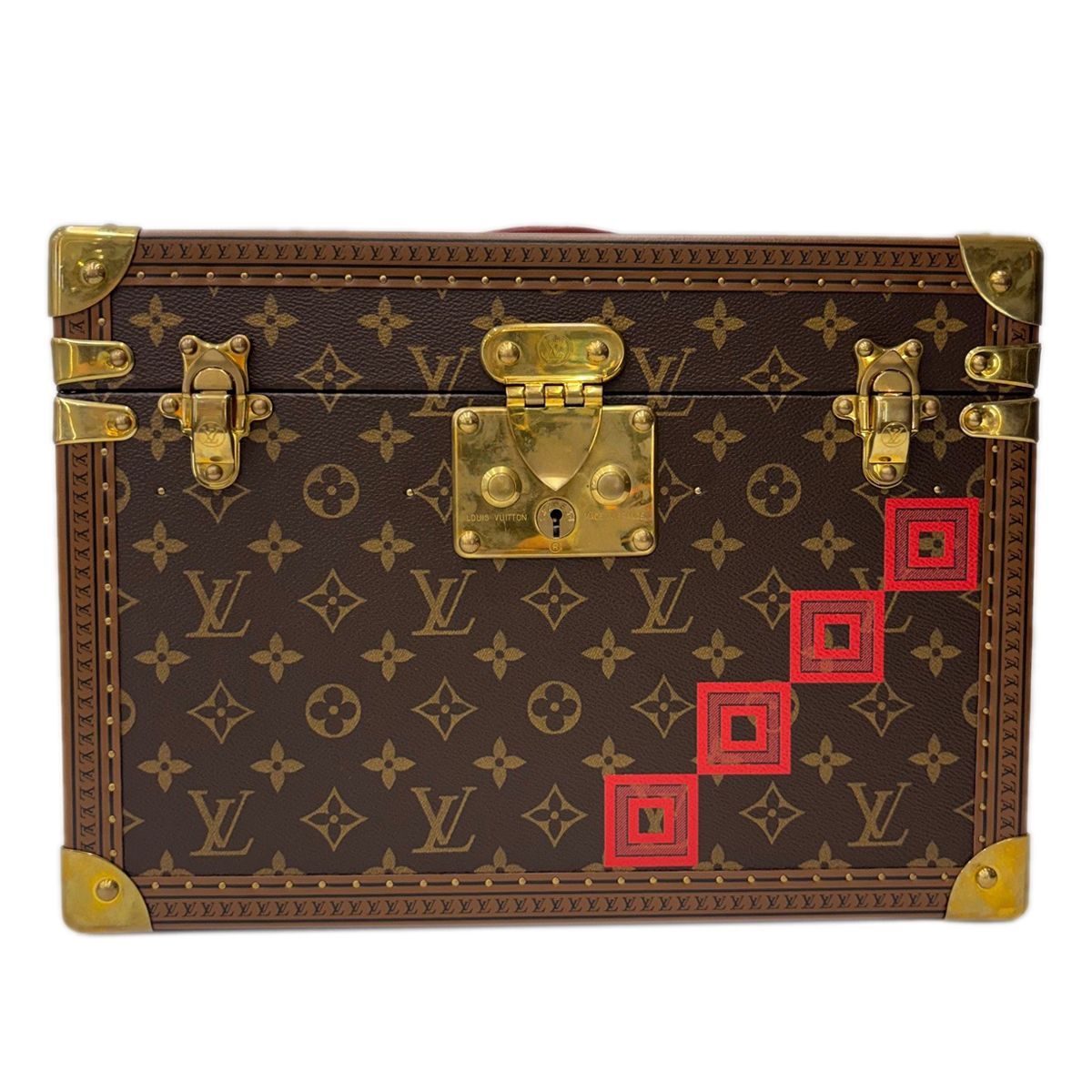 Louis Vuitton Ichikawa Ebizo Collaboration Monogram Trunk Cosmetic Case Boite — view 2