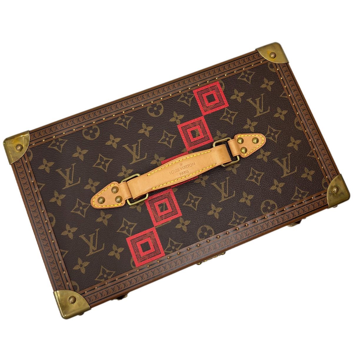 Louis Vuitton Ichikawa Ebizo Collaboration Monogram Trunk Cosmetic Case Boite — view 8