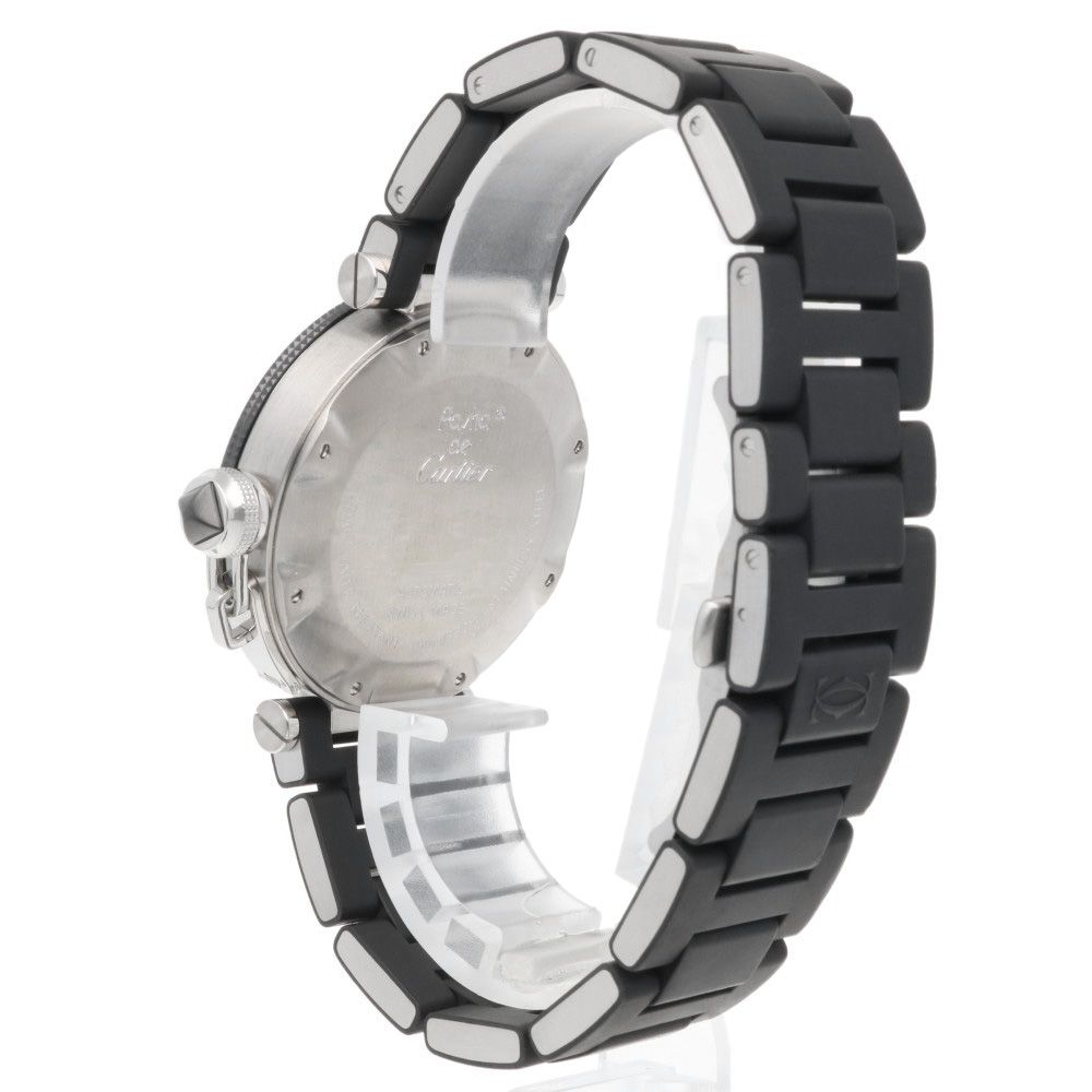 Cartier Pasha Timer Watch Stainless Steel Automatic — view 5