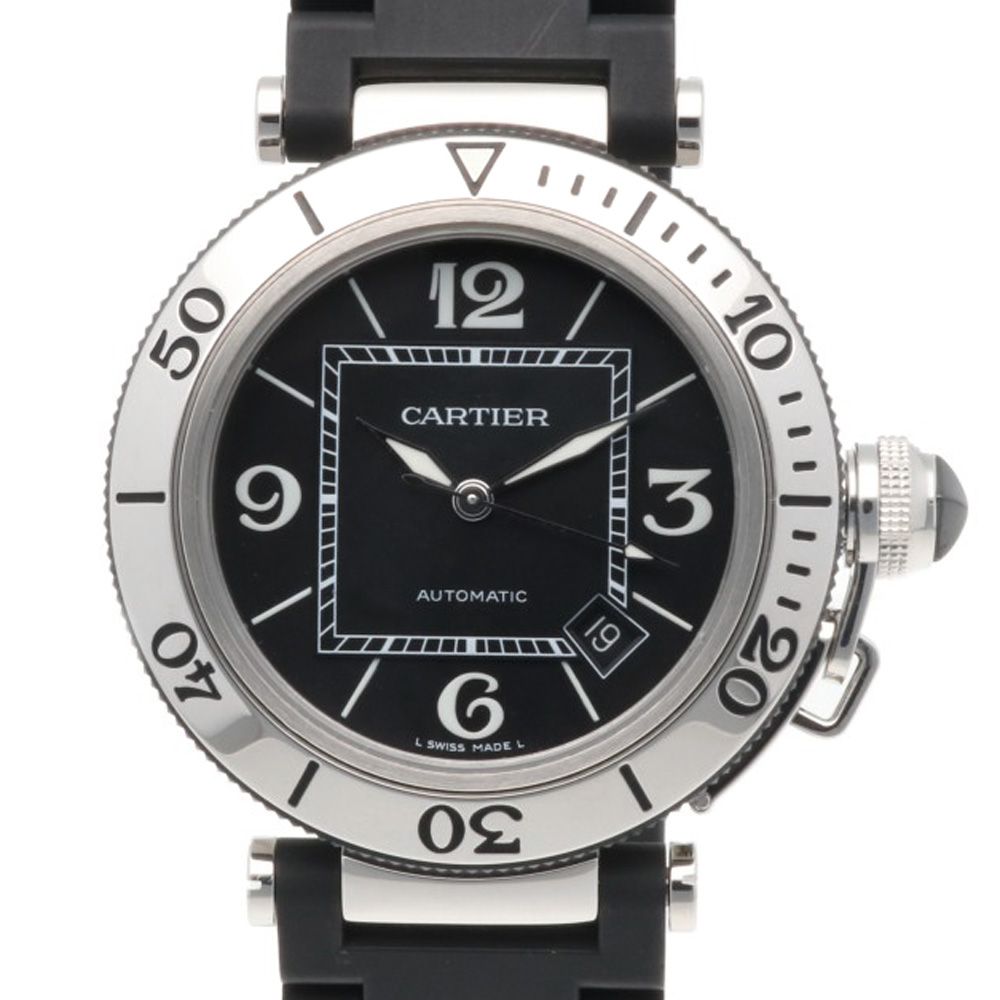 Cartier Pasha Timer Watch Stainless Steel Automatic