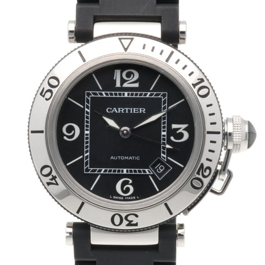Cartier Pasha Timer Watch Stainless Steel Automatic
