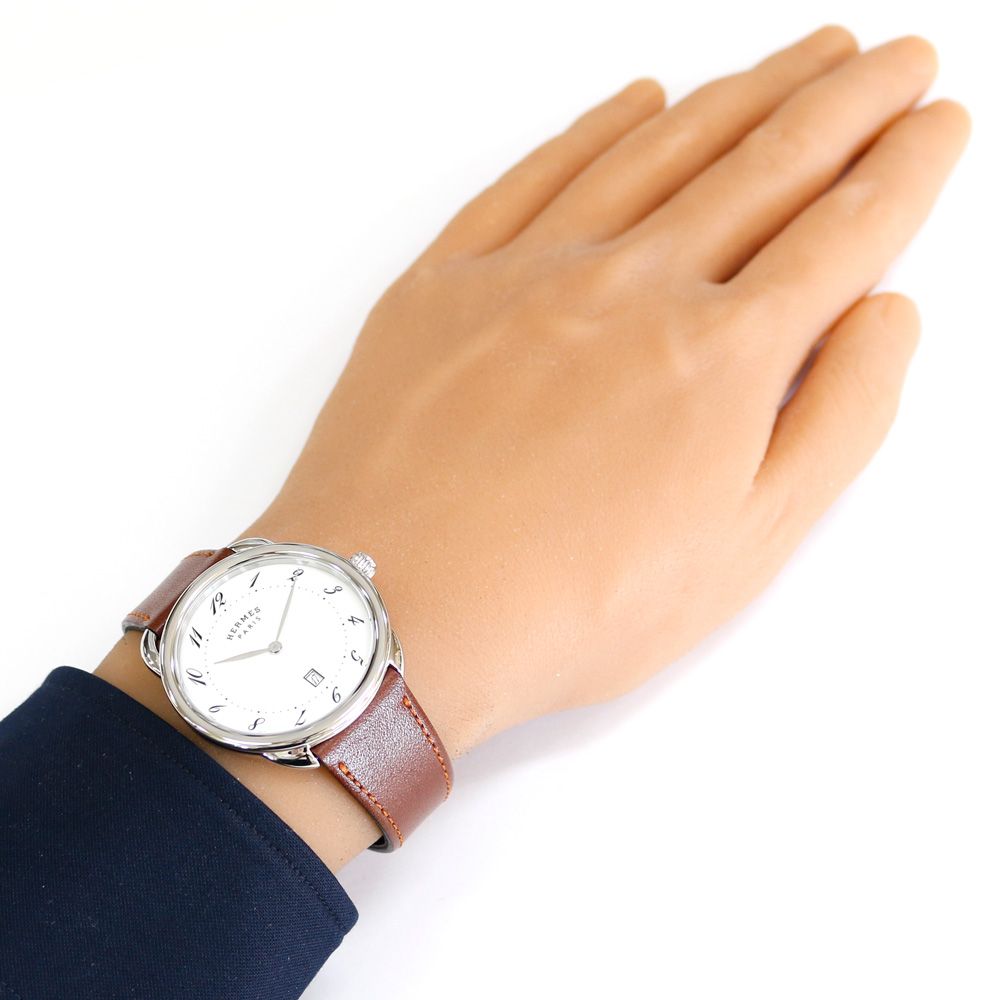 Hermes Also Watch Stainless Steel Quartz — view 2