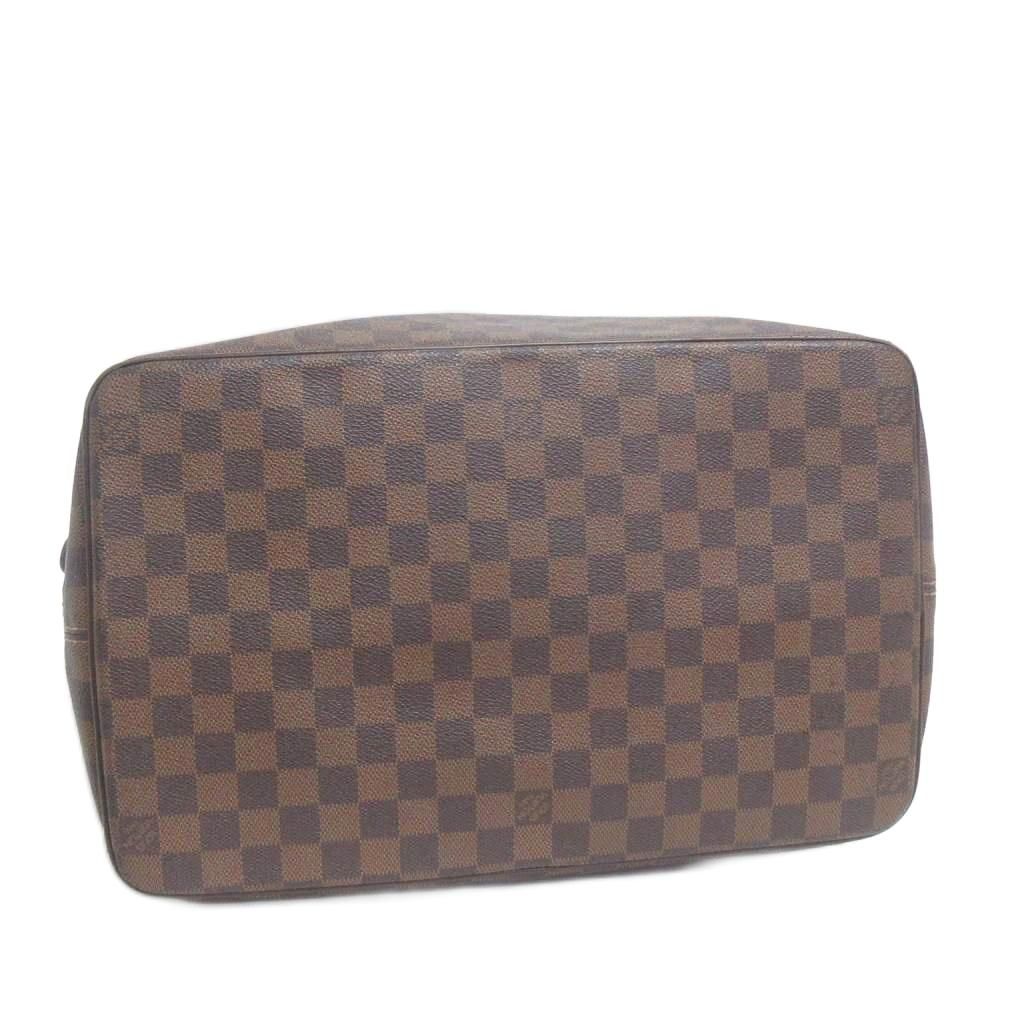 Louis Vuitton Damier Ebene Saleya GM Tote Shoulder Bag Brown — view 4