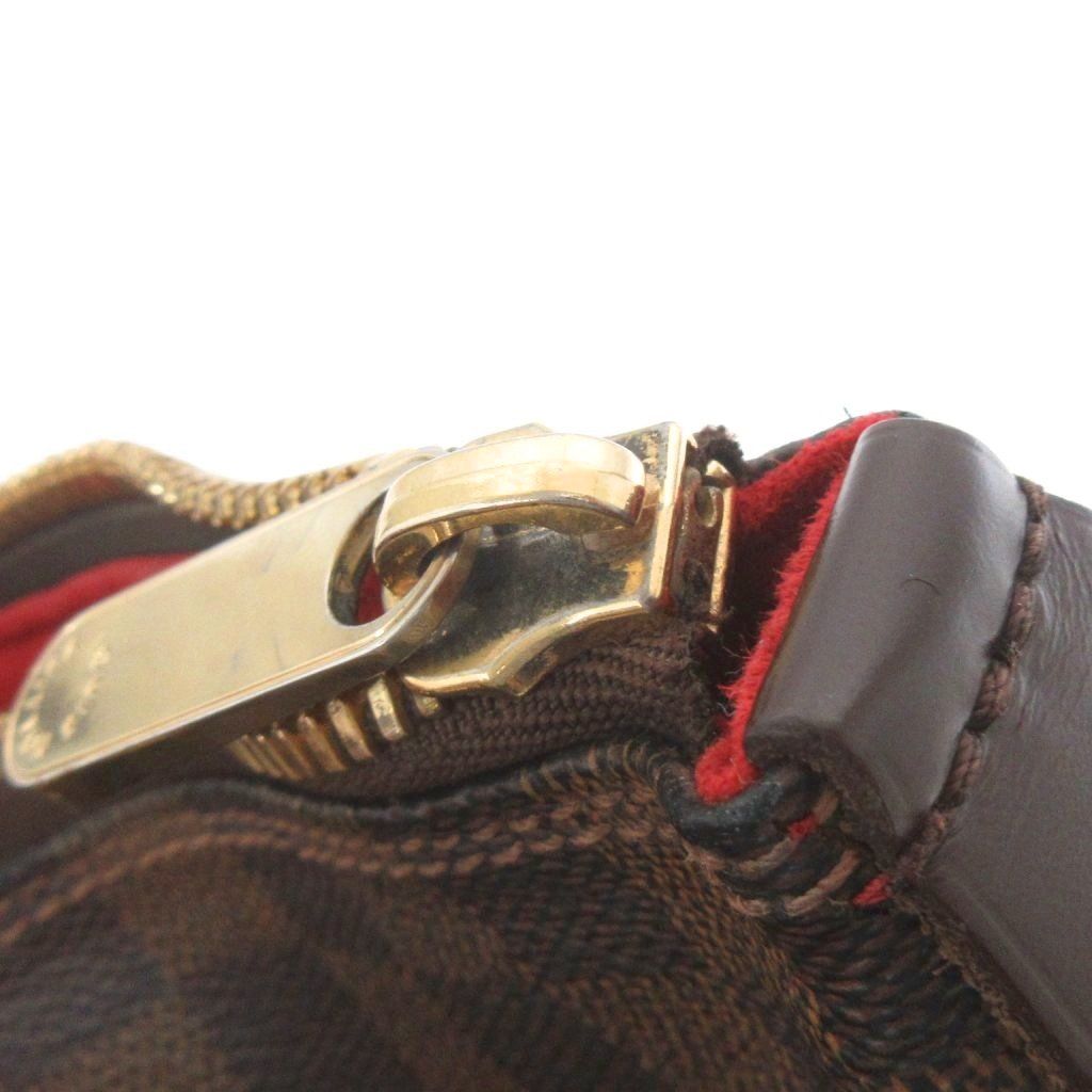 Louis Vuitton Damier Ebene Saleya GM Tote Shoulder Bag Brown — view 7