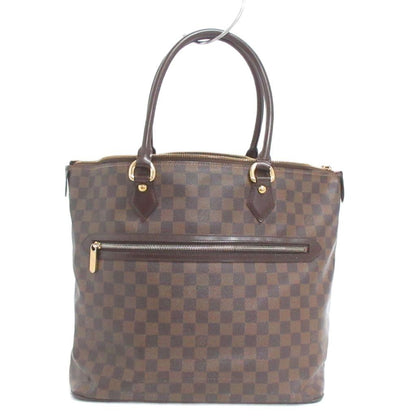 Louis Vuitton Damier Ebene Saleya GM Tote Shoulder Bag Brown — view 3
