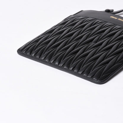 Miu Miu Shoulder Bag Black Crossbody Pochette Matelasse — view 8