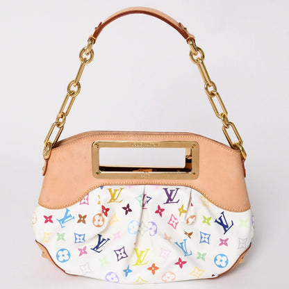 Louis Vuitton Monogram Multicolor Judy PM Takashi Murakami Handbag White — view 2