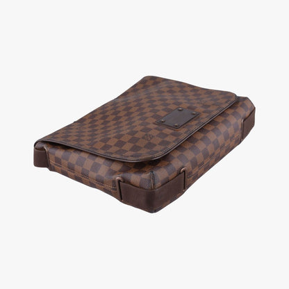 Louis Vuitton Brooklyn MM Ebene Damier Canvas Tote — view 5