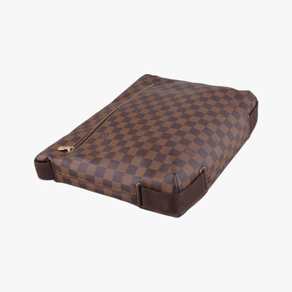 Louis Vuitton Brooklyn MM Ebene Damier Canvas Tote — view 7