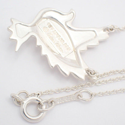 Tiffany & Co Dove Bird Motif Paloma Picasso Necklace 925 Sterling Silver — view 5