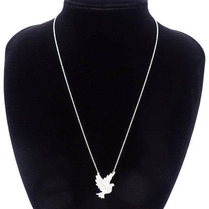 Tiffany & Co Dove Bird Motif Paloma Picasso Necklace 925 Sterling Silver — view 8