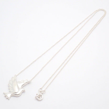 Tiffany & Co Dove Bird Motif Paloma Picasso Necklace 925 Sterling Silver — view 2