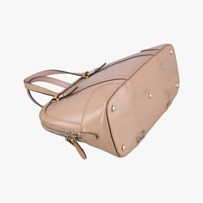 Gucci Micro Guccissima Beige Patent Messenger — view 5