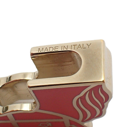 Hermes Kadrige Scarf Ring Gold Pink — view 3
