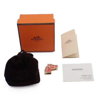 Hermes Kadrige Scarf Ring Gold Pink — view 5