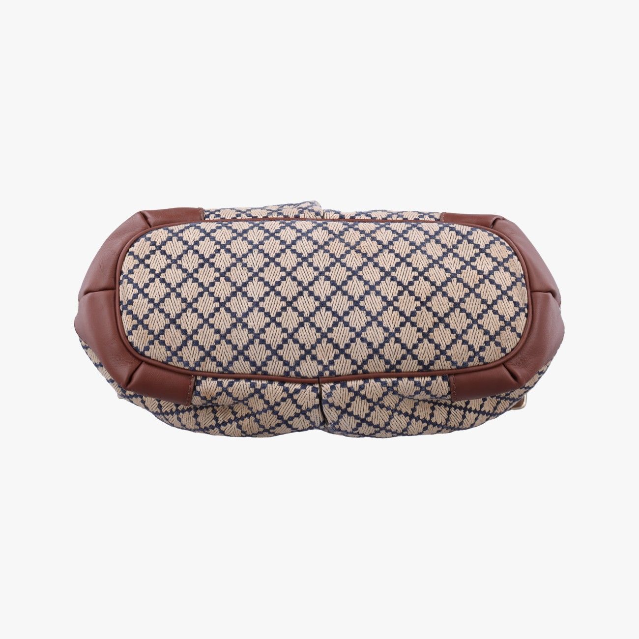 Gucci Ski Beige Leather Canvas Handbag — view 3