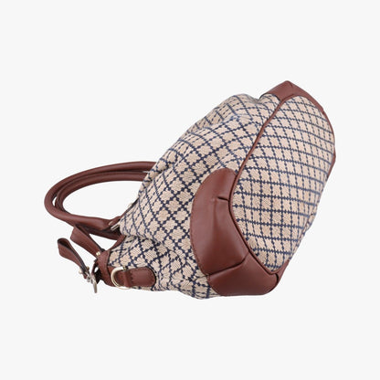 Gucci Ski Beige Leather Canvas Handbag — view 7