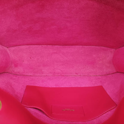 Saint Laurent Betty Rose Red Leather Messenger — view 9