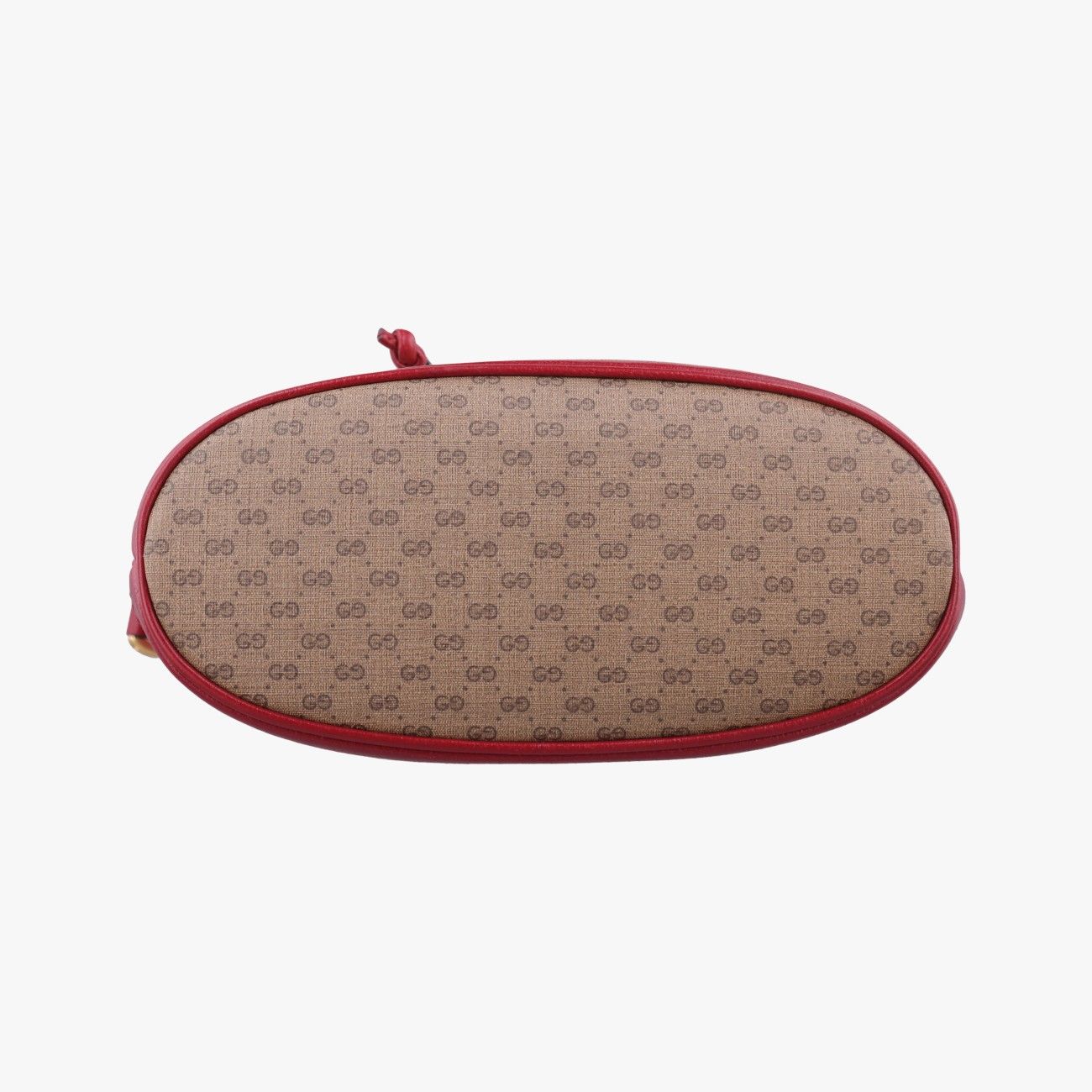 Gucci Doraemon Collaboration Brown Red Canvas Leather Messenger — view 3