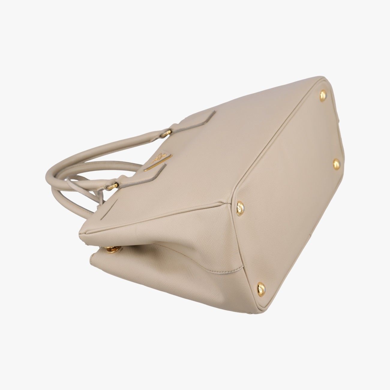 Prada Galleria Beige Saffiano Leather Messenger — view 5