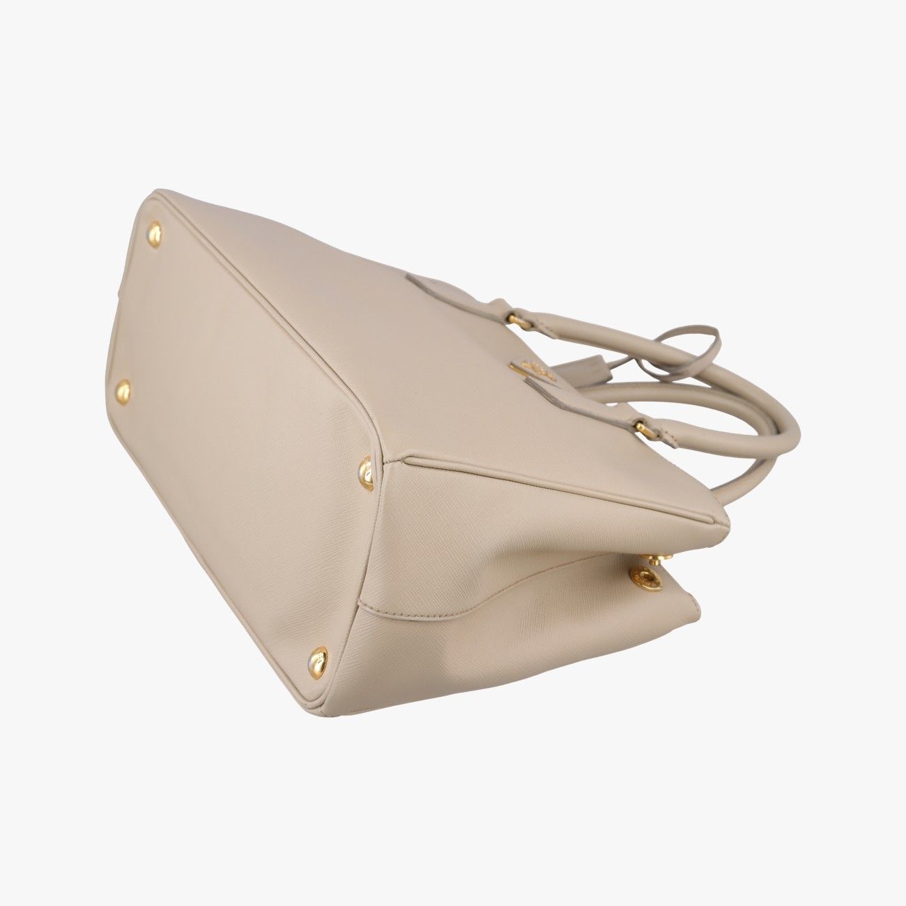 Prada Galleria Beige Saffiano Leather Messenger — view 4