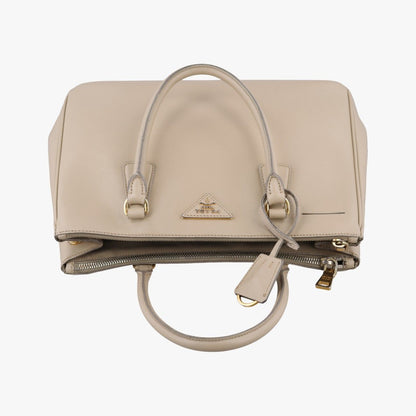 Prada Galleria Beige Saffiano Leather Messenger — view 8