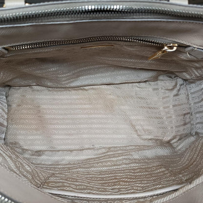 Prada Galleria Beige Saffiano Leather Messenger — view 9