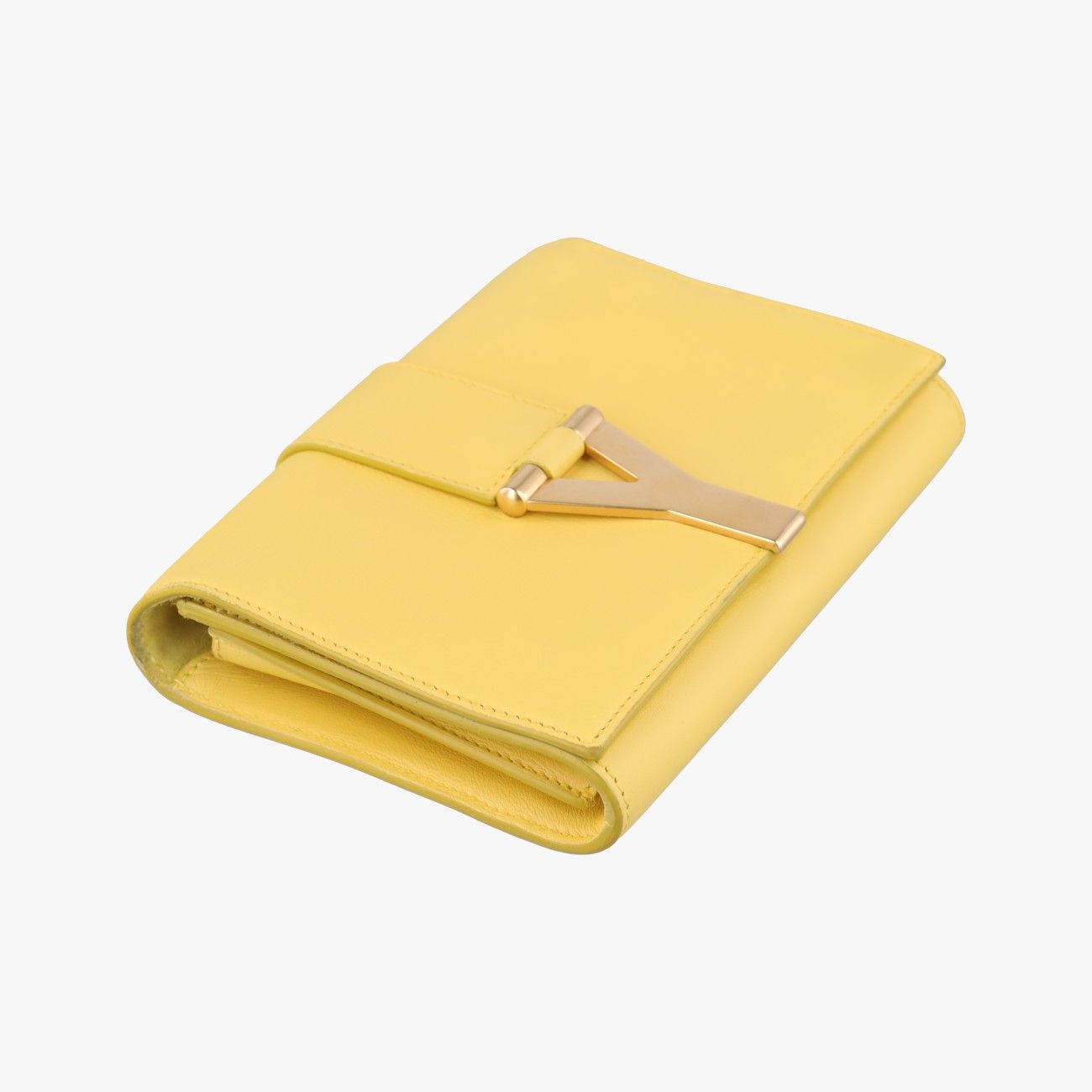Saint Laurent Yves Laurenty Line Yellow Leather Messenger — view 5