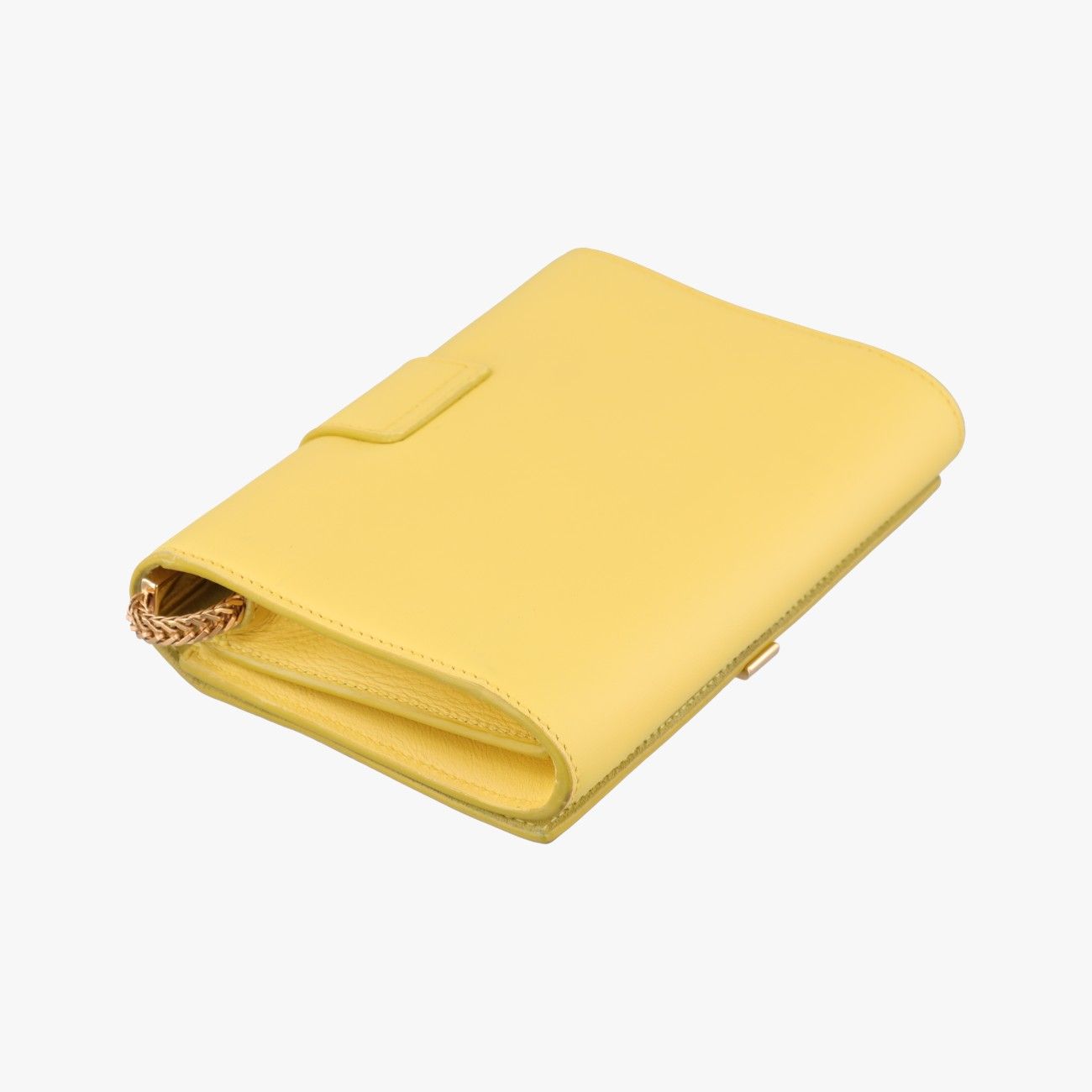 Saint Laurent Yves Laurenty Line Yellow Leather Messenger — view 7
