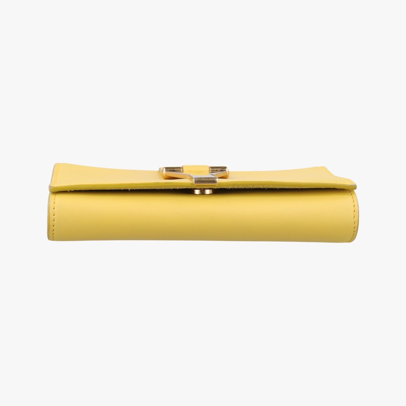 Saint Laurent Yves Laurenty Line Yellow Leather Messenger — view 3