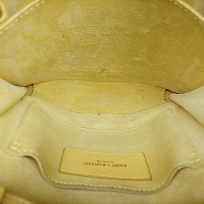 Saint Laurent Yves Laurenty Line Yellow Leather Messenger — view 9