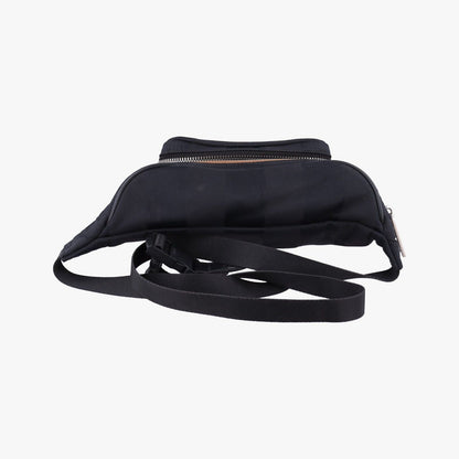 Fendi Pecan Amore Logo Black Canvas Handbag — view 8