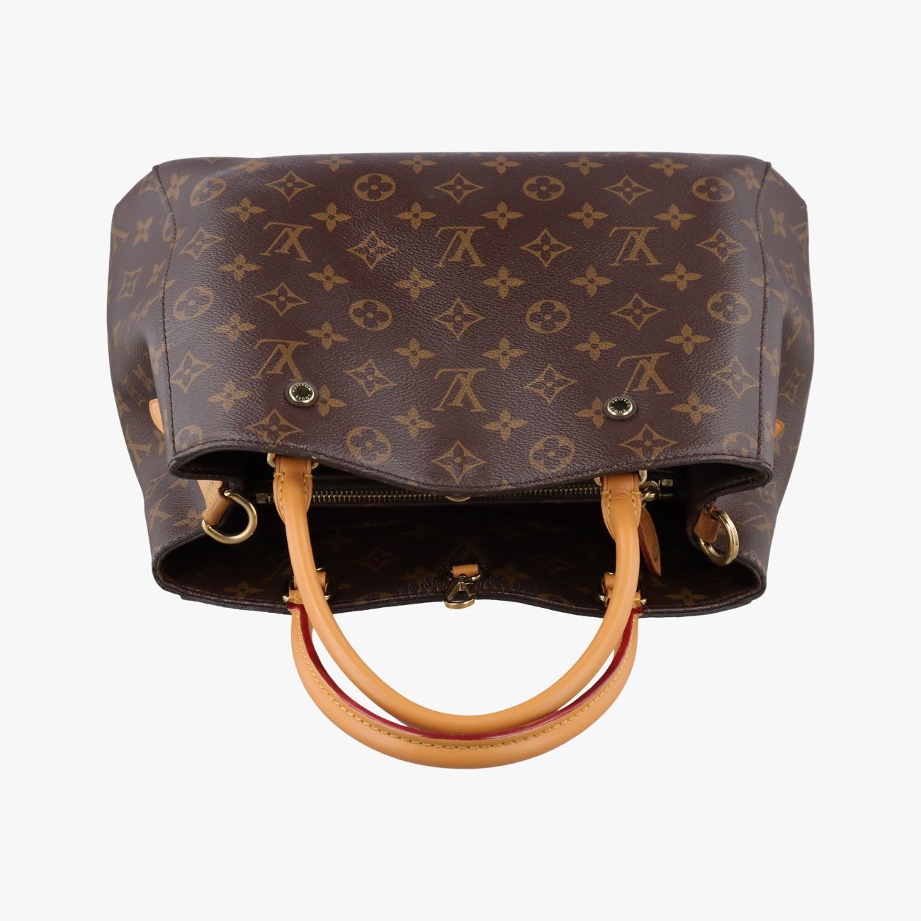 Louis Vuitton Montaigne MM Monogram Brown Canvas Messenger — view 8