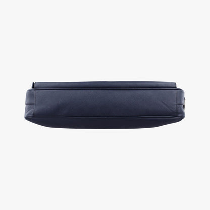 Prada Blue Black Saffiano Leather 164 7 Handbag — view 3