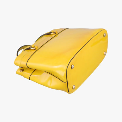 Gucci Bright Bit Yellow Patent Messenger — view 7