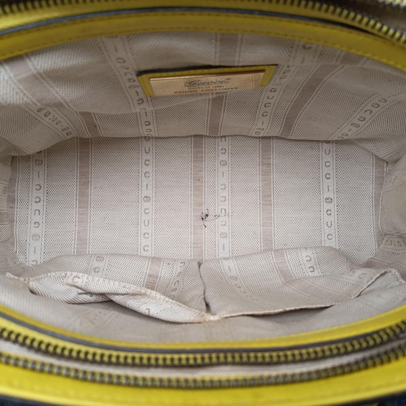 Gucci Bright Bit Yellow Patent Messenger — view 9
