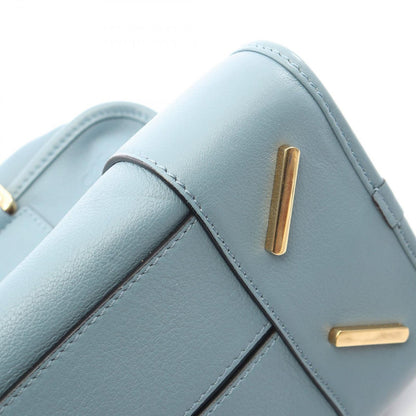 Loewe Handbag Amazona 28 2-Way Blue Gray Leather — view 8