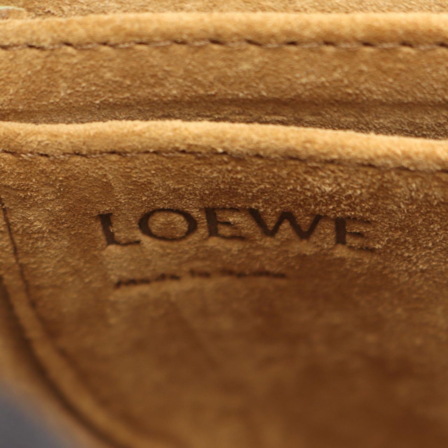 Loewe Shoulder Bag Gate Dual Mini Light Green Leather — view 4