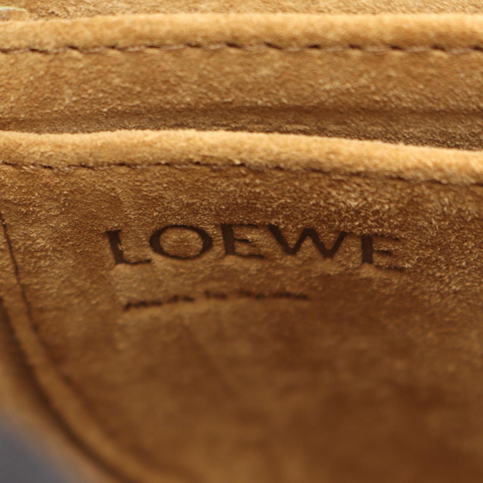 Loewe Shoulder Bag Gate Dual Mini Light Green Leather — view 4