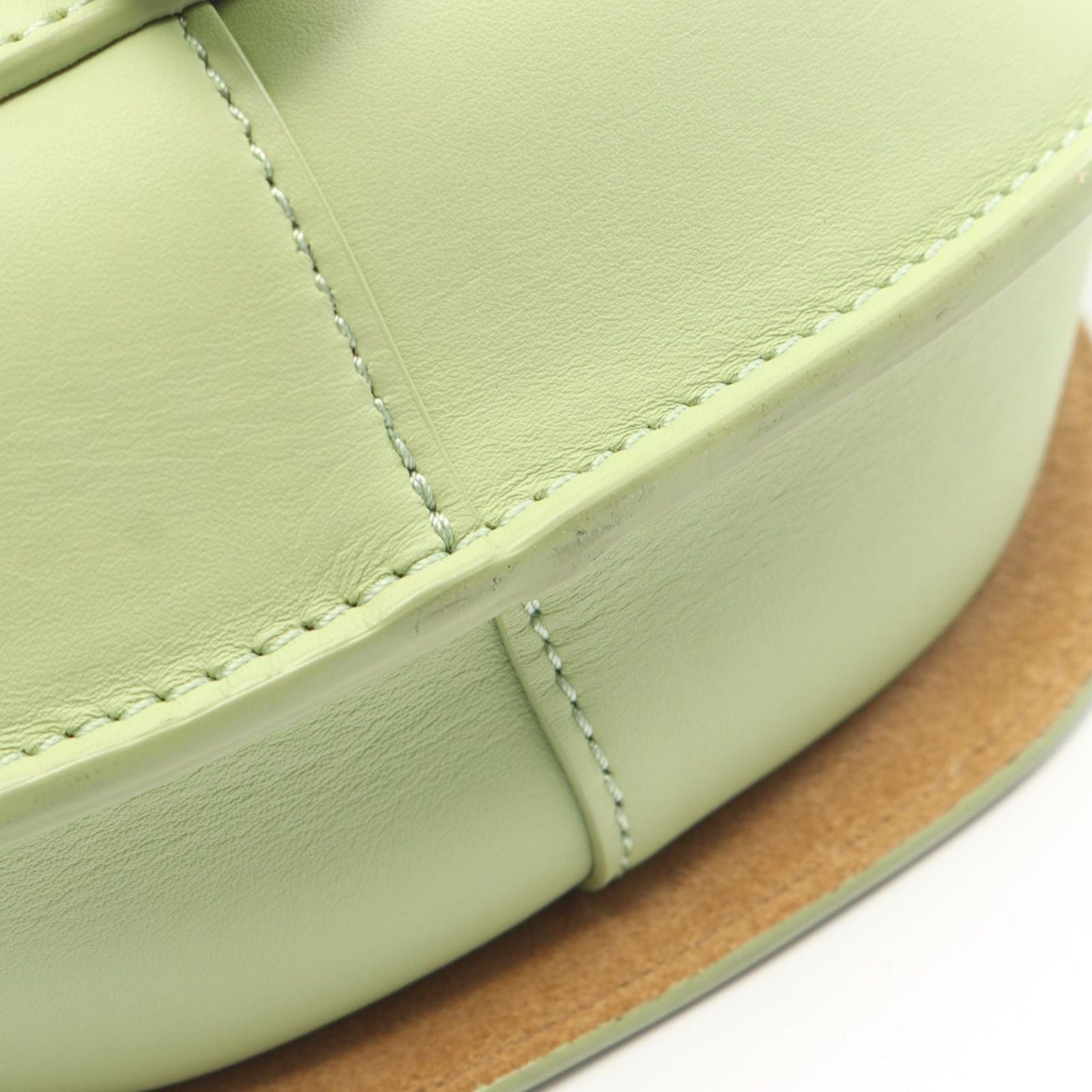 Loewe Shoulder Bag Gate Dual Mini Light Green Leather — view 7
