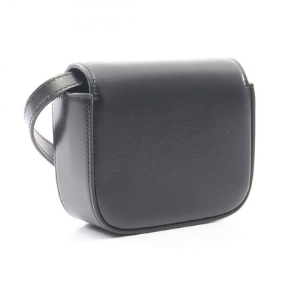 Celine Shoulder Bag Mini Claude Triomphe Black Leather — view 2