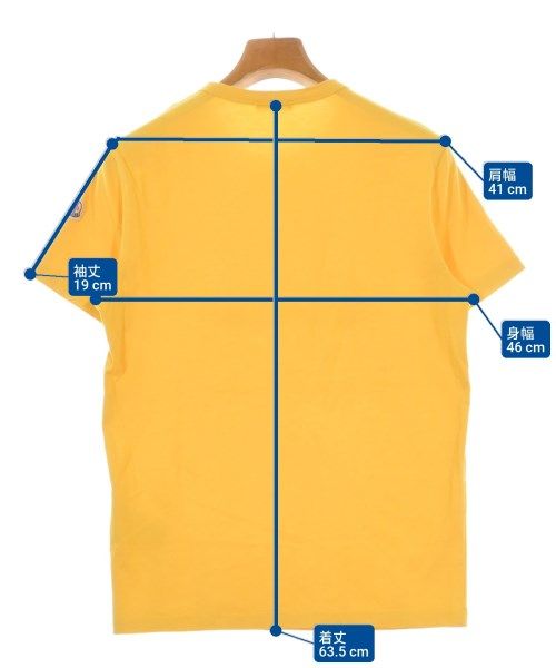 Moncler T-Shirt Yellow — view 6