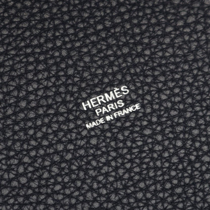 Hermes Handbag Picotin Lock MM Eclat Blue Nuit Rosepurple Leather — view 4