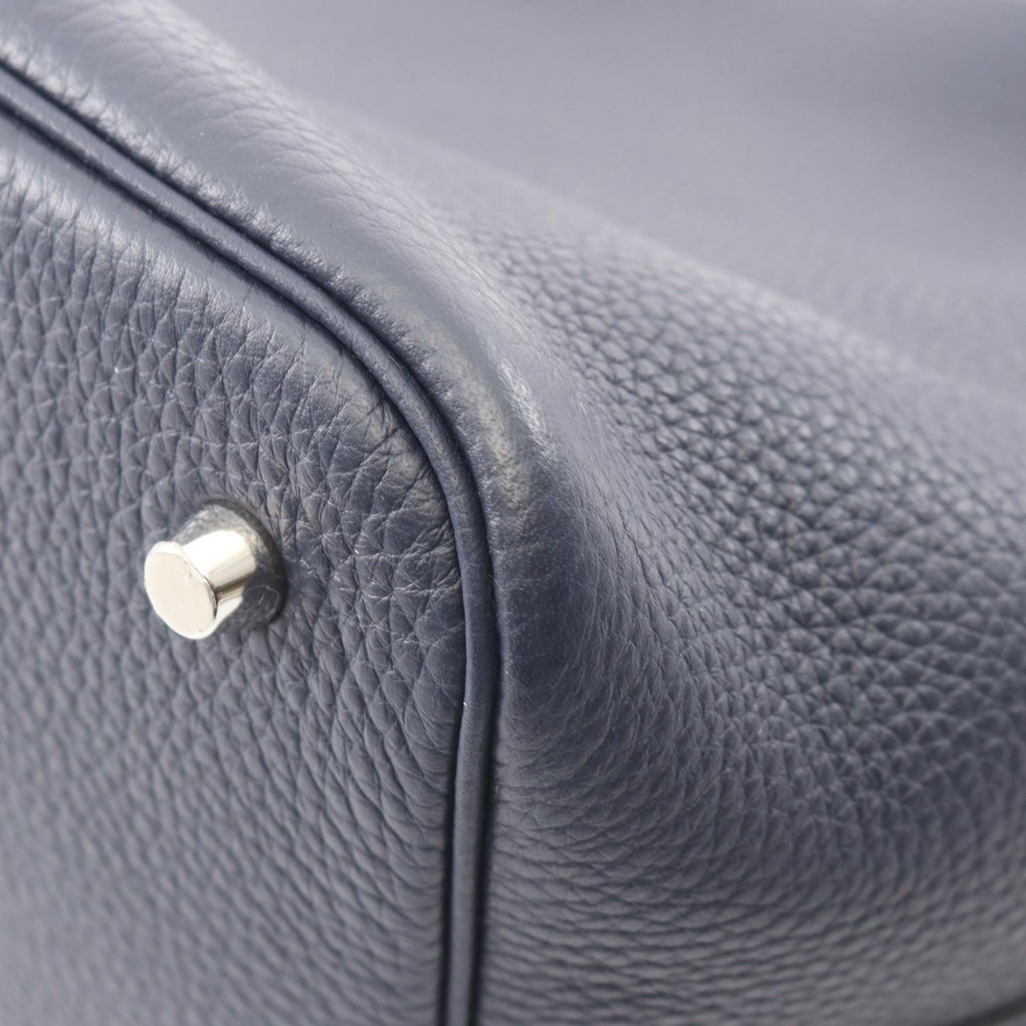 Hermes Handbag Picotin Lock MM Eclat Blue Nuit Rosepurple Leather — view 6