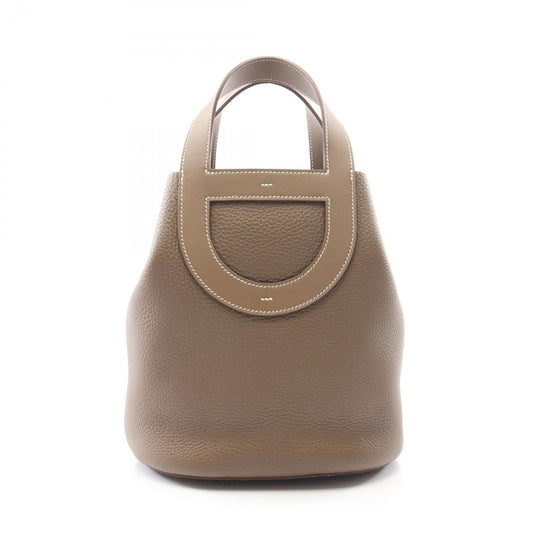 Hermes Handbag in the Loop 23 Etoupe Leather