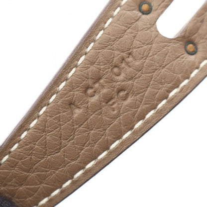Hermes Shoulder Bag Lindy 26 Etoupe Leather — view 5