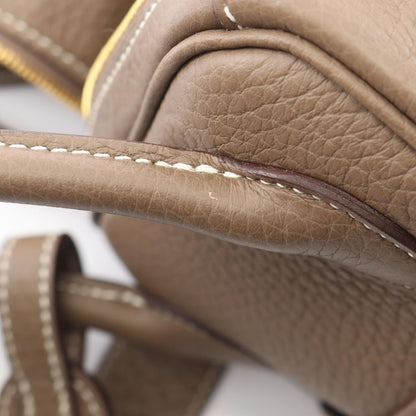Hermes Shoulder Bag Lindy 26 Etoupe Leather — view 7