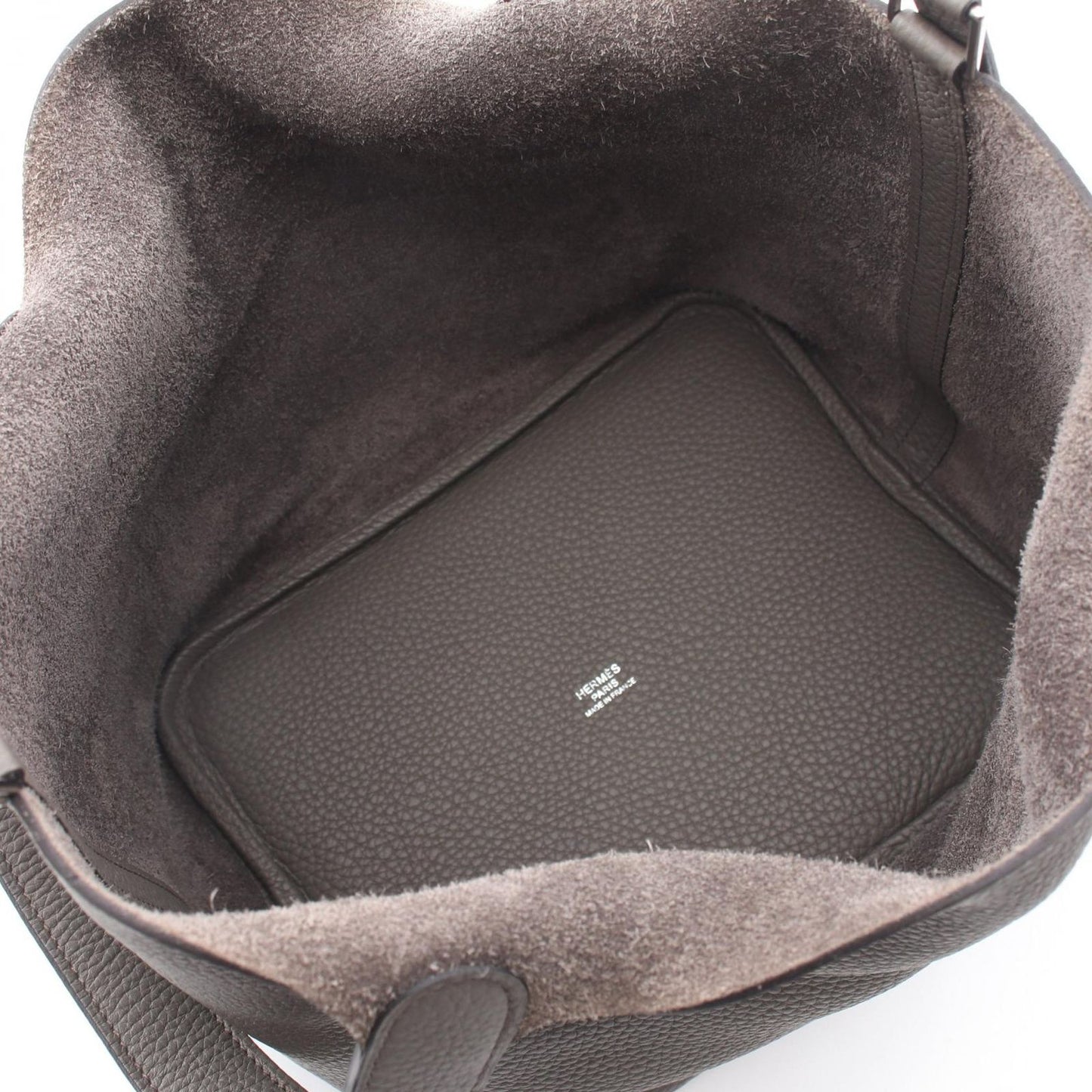 Hermes Handbag Picotin Lock MM Etain Leather — view 3