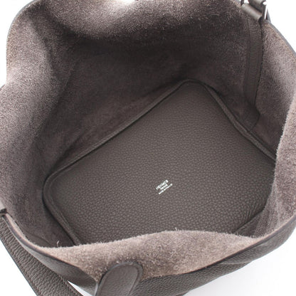 Hermes Handbag Picotin Lock MM Etain Leather — view 3